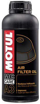 Масло для воздушных поролоновых фильтров мотоциклов MOTUL MC CARE A3 AIR FILTER OIL 1Л 108588 фото