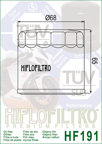 Масляный фильтр Hiflo HF191 HF191 фото