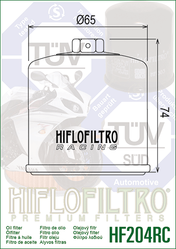 Масляний фільтр Hiflo HF204RC HF204RC фото