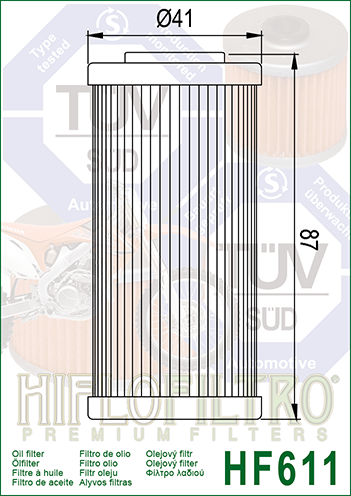 Масляный фильтр Hiflo HF611 HF611 фото