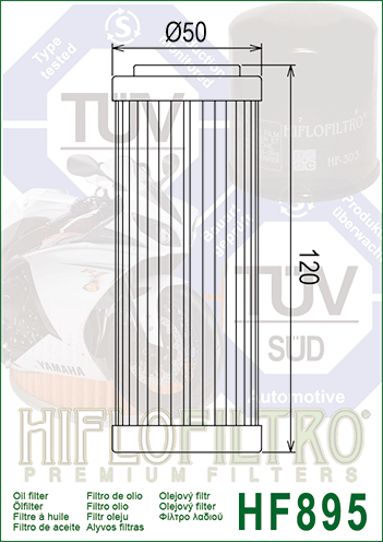 Масляний фільтр Hiflo HF895 HF895 фото