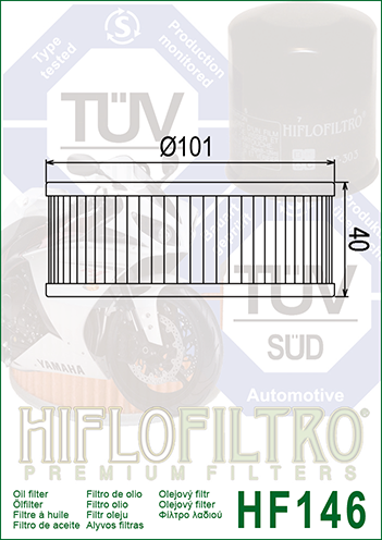 Масляный фильтр Hiflo HF146 HF146 фото