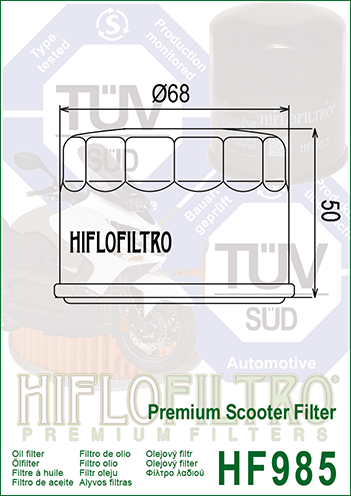 Масляний фільтр Hiflo HF985 HF985 фото