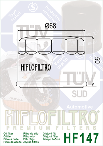 Масляний фільтр Hiflo HF147 HF147 фото
