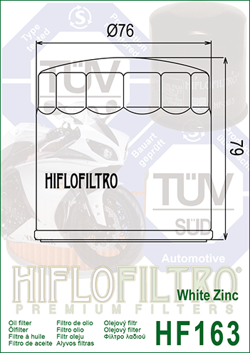 Масляний фільтр Hiflo HF163 HF163 фото