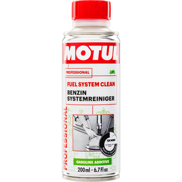 Очиститель топливной системы бензиновых двигателей MOTUL FUEL SYSTEM CLEAN MOTO 0.2Л 108265 фото